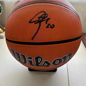 Steph Curry signed Golden State Warriors NBA autographed basketball w/COA - 767