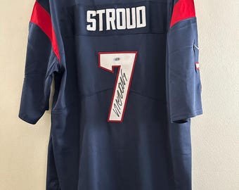 Camiseta de fútbol americano Nike autografiada por CJ Stroud de los Houston Texans con certificado de autenticidad - XL - 614