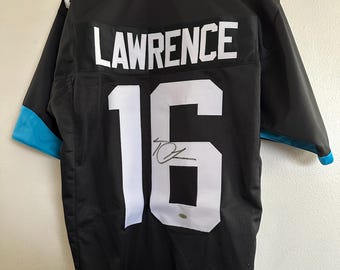 Trevor Lawrence - gesigneerd Jacksonville Jaguars custom voetbalshirt met COA - XL - 749