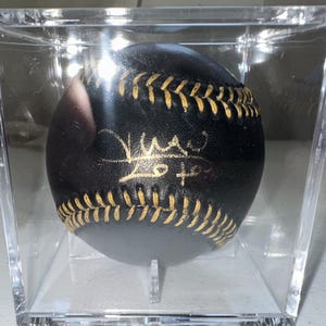Juan Soto signed Rawlings autographed baseball ball w/QR-COA (NY Mets, Yankees, Padres & Nationals - 766A