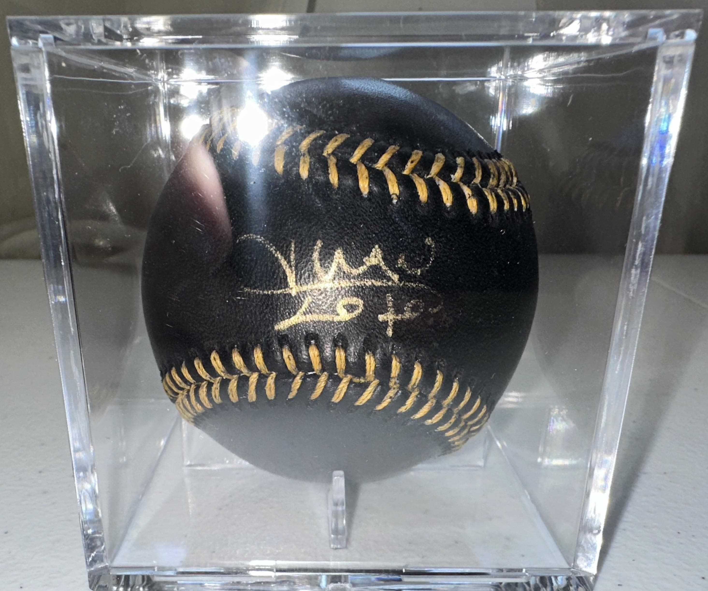 フアン・ソト直筆サイン入りローリングス野球ボール（QR-COA付き