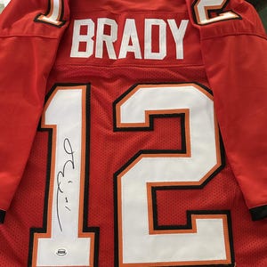 Tom Brady signed Tampa Bay Buccaneers custom jersey - Autographed w/COA - 495
