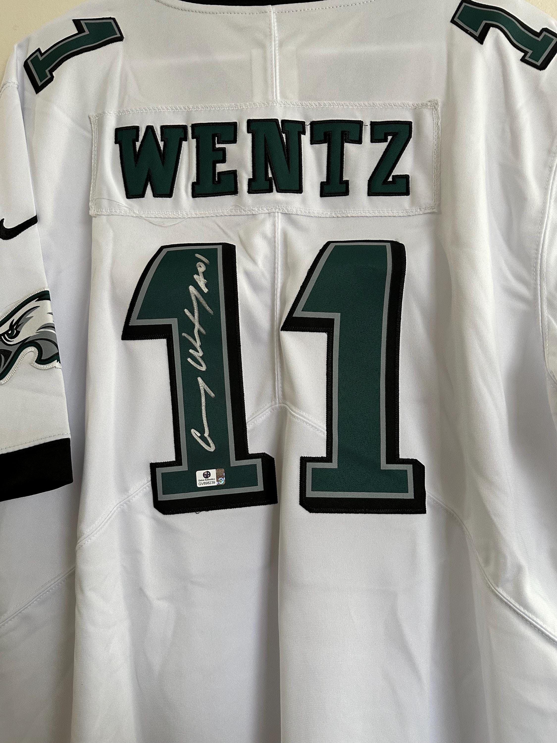 Carson Wentz Signed Philadelphia Eagles Autographed Nike Super