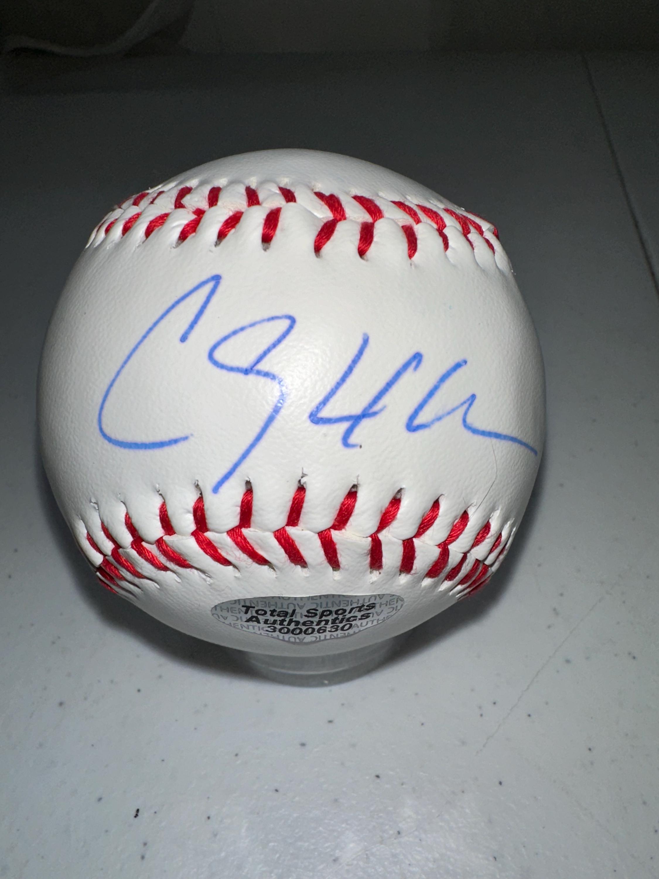 ロサンゼルスドジャース クレイトンカーショウ選手 直筆サインボール