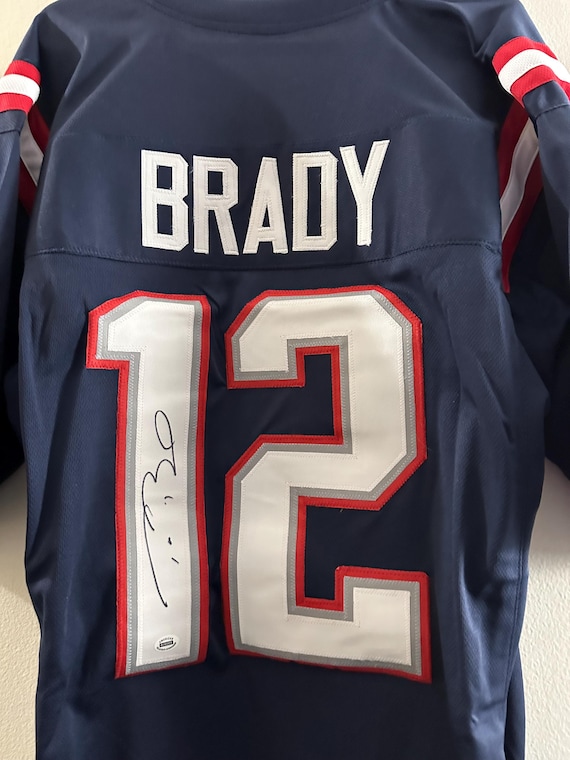 Tom Brady Signed New England Patriots Autographed Custom Football