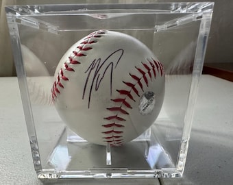 Shohei Ohtani signierte die Los Angeles Dodgers und Rawlings Baseball mit dem COA 859