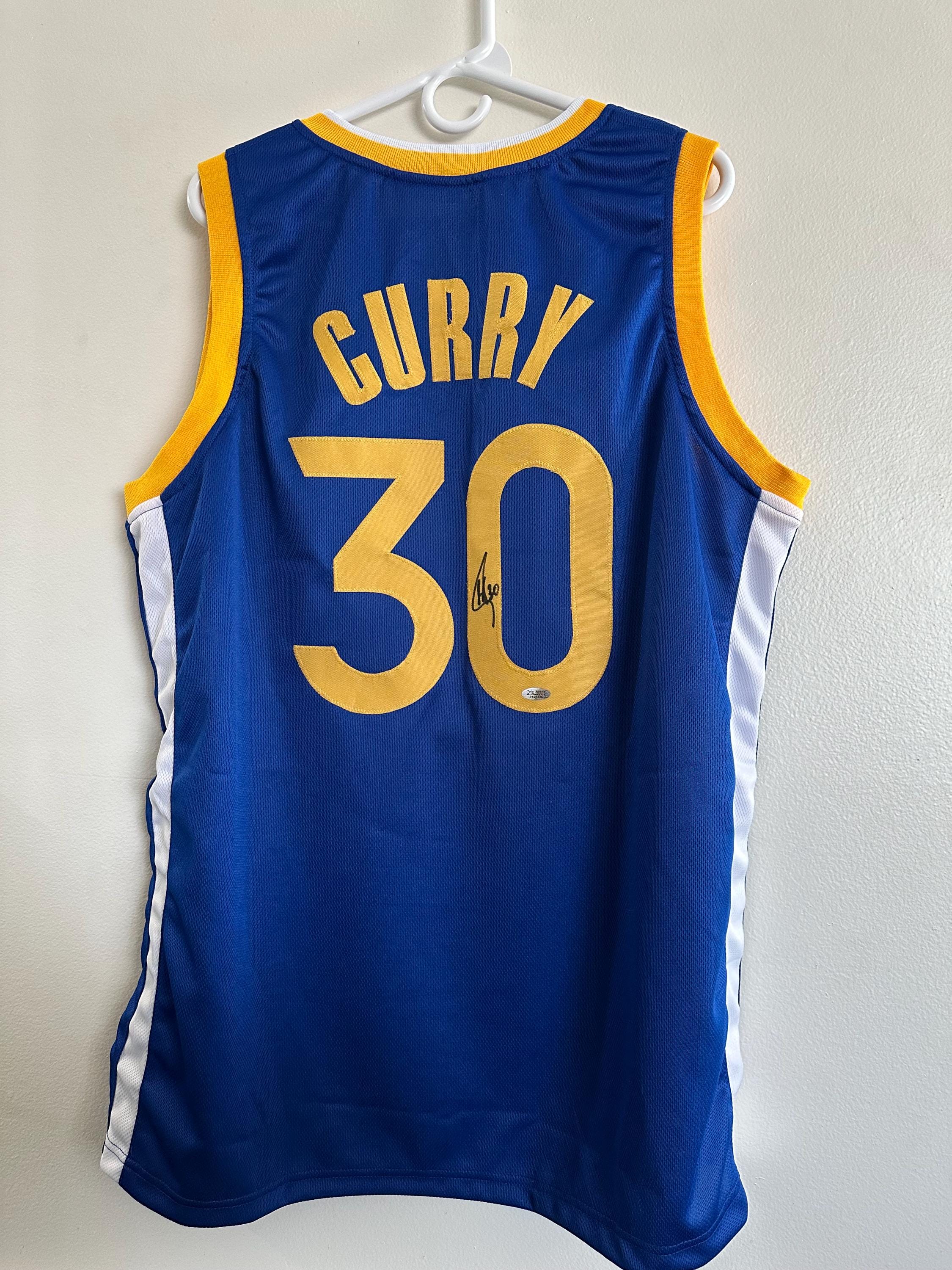 Steph Curry Signed Golden State Warriors Custom Autographed