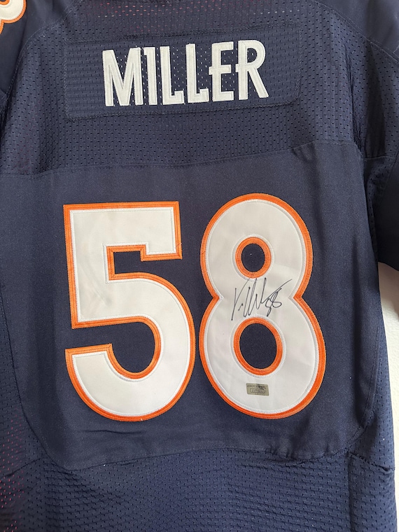 Von Miller Signed Denver Broncos LB Autographed Nike Football