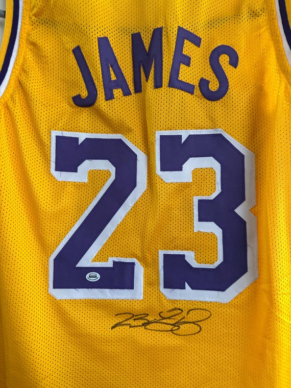 Lebron James Signed Los Angeles LA Lakers Autographed Custom