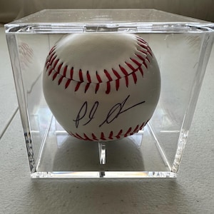 Paul Skenes signed Pittsburgh Pirates autographed Rawlings baseball in display cube w/COA - 714
