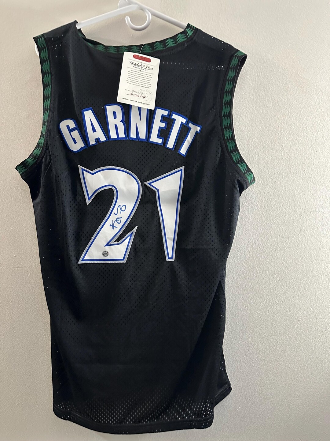 Kevin Garnett Minnesota Timberwolves Autographed Mitchell & Ness