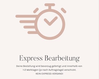 Express processing of your order