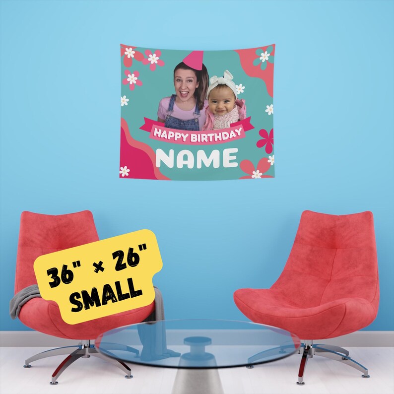 Custom Photo Ms Rachel Birthday Backdrop With Name Printed & Delivered ...