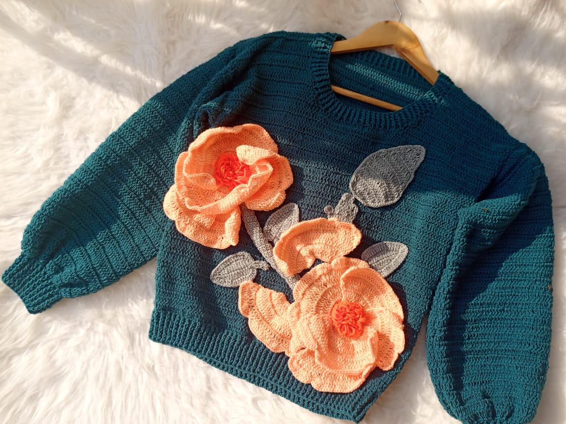 3d Flower Top Plus Size - Etsy