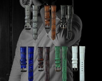 Handmade Crocodile Watch Strap "The Gentle" Series