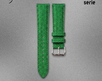 Handmade Fabric Canvas Watch Strap "The Fabric Green"