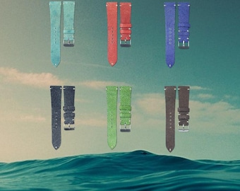 Handmade Stingray Skin Watch Strap "Pearl" Series