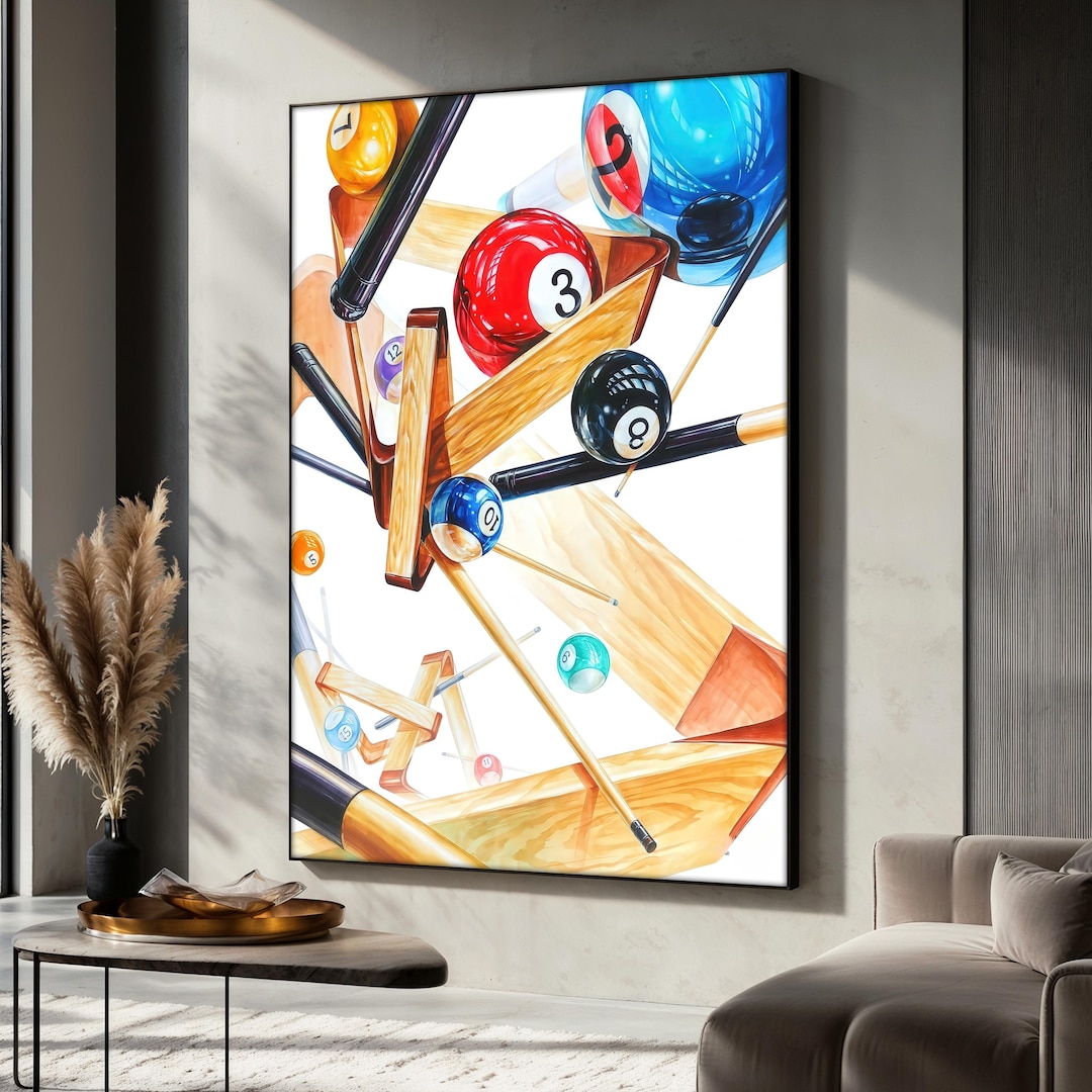 billiards-canvas-painting-colorful-pool-ball-wall-art-for-game-room