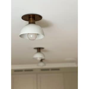 Modern 1 Small Light Flush Mount Light, Modern Brass Vanity Light Kitchen Light Fixture