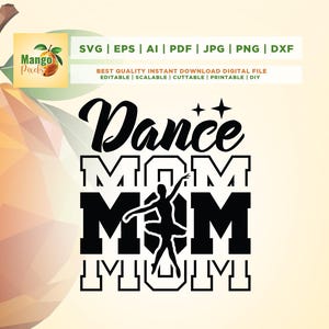 Dance Mom svg, Cricut, Png, Svg, sublimazione, Dance Mom png, Varsity Dance Mom svg, Il mio cuore è su quel palco PNG, Download istantaneo