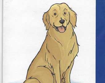 Golden Retriever Greetings Card