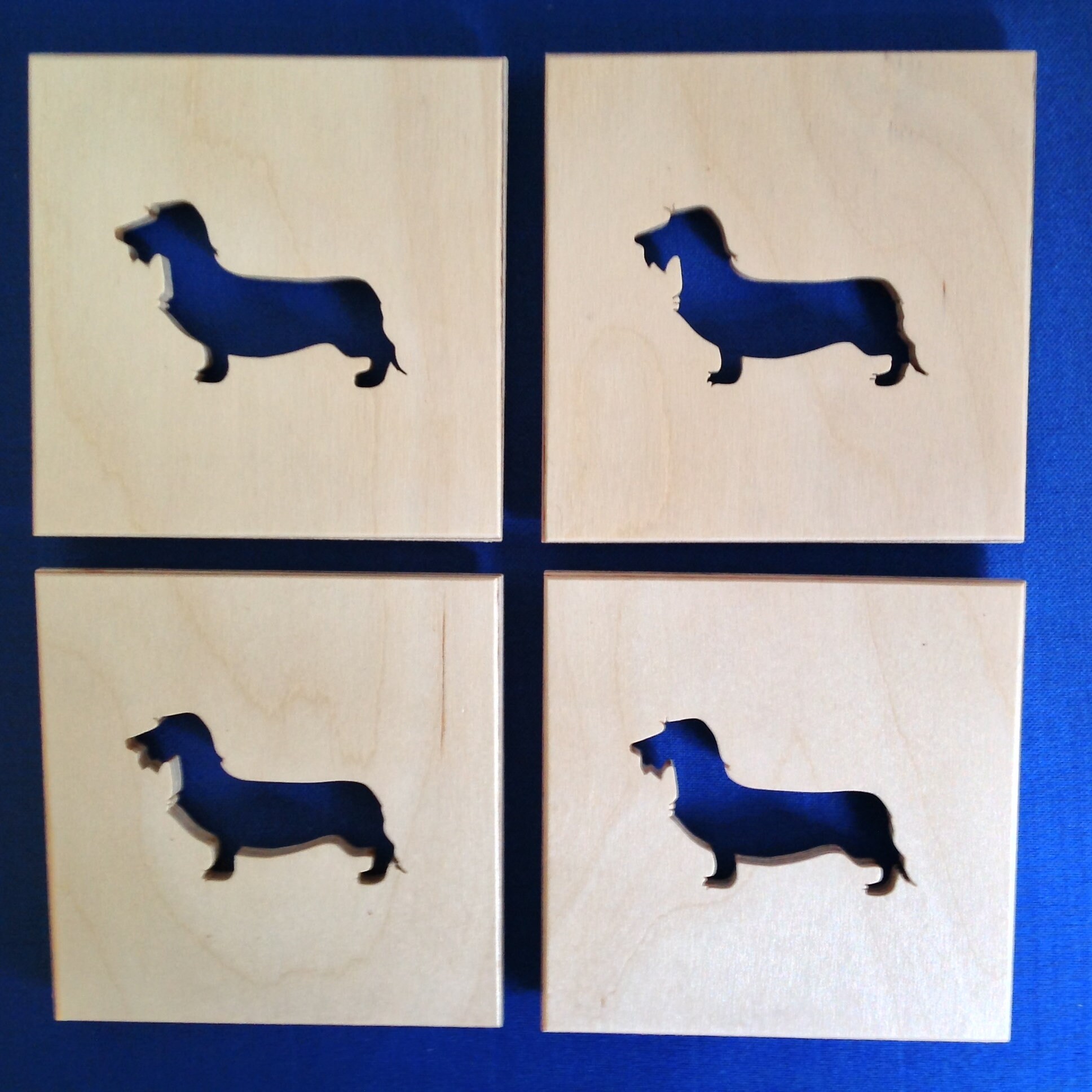 dachshund coasters