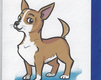 Chihuahua Breed Blank Card