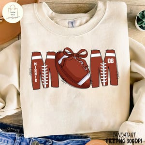 Football Mom Png, Game Day Football PNG, Football Season Sublimation Design, Trendy Football Png, Touchdown Png, Football Vibes Png