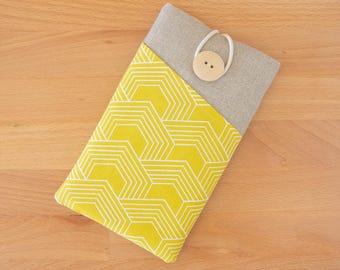 Funda en textil para iPhone 11, funda iPhone SE, fundas para moviles, funda acolchada iphone 6 plus, funda iPhone 6S con bolsillos,