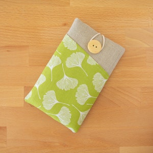 Padded Cotton iPhone Sleeve with Pocket - All Models
