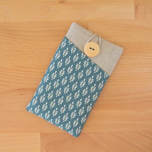 Floral Cotton Phone Sleeve: Padded Protection, Samsung Galaxy, Other Devices