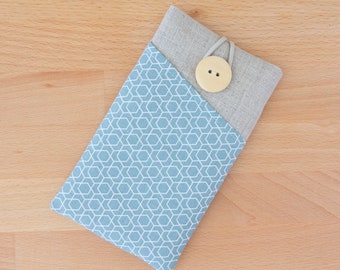 Funda en textil para iPhone 6 con bolsillos, funda iPhone 6s, funda iPhone 7, iPhone 8, iPhone X, carcasa iPhone 6,7,8 Plus, funda iPod