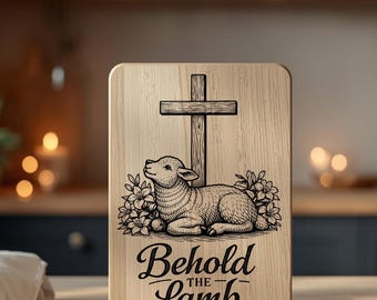 Behold the Lamb SVG | Christian Easter SVG | Religious Quote Png | Lamb of God SVG | Digital Download