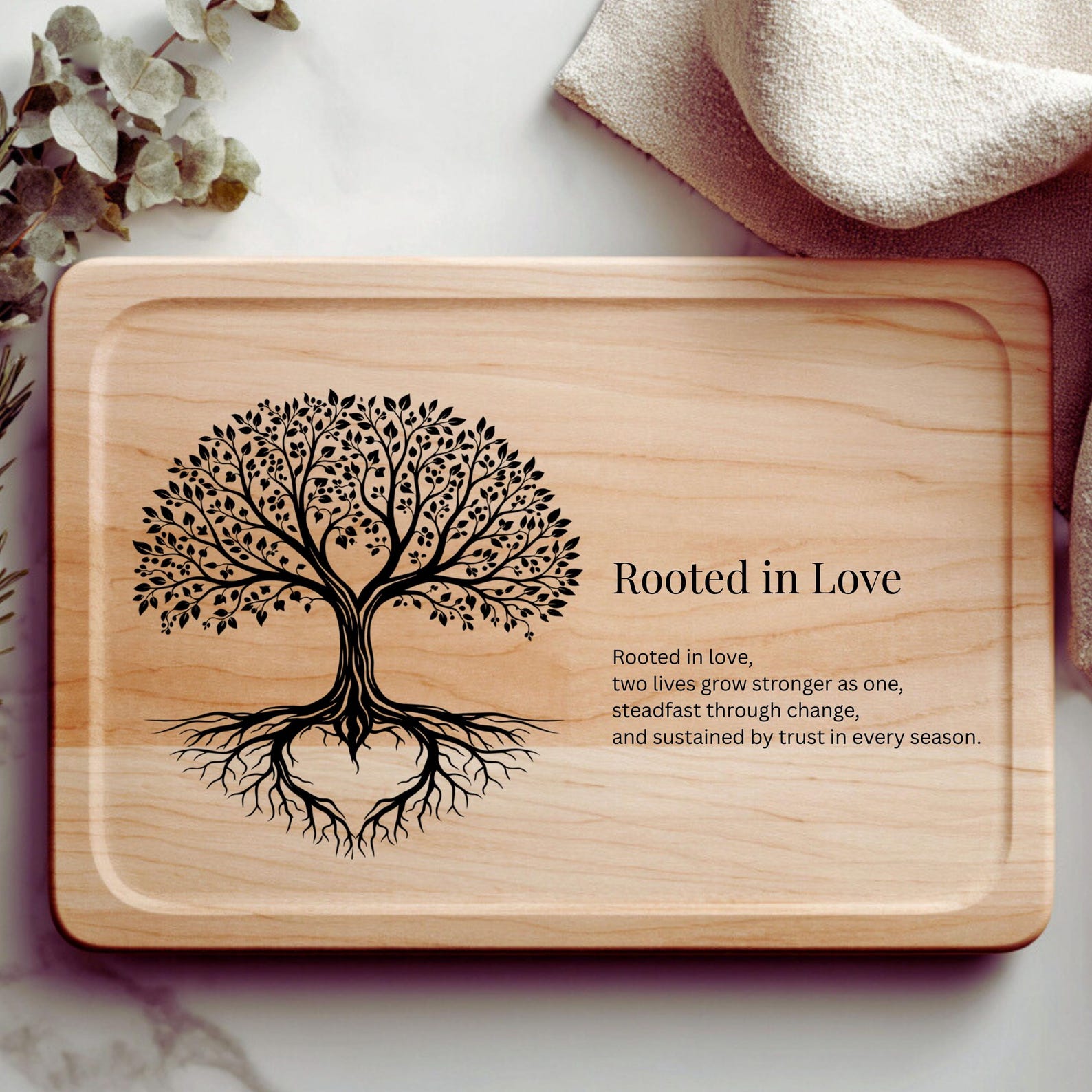 Rooted in Love SVG PNG | Tree of Life Love Quote | Wedding Anniversary ...