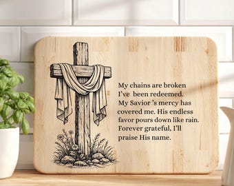 Easter SVG My Chains Are Broken | Faith Based Design | Religious Gift File | Glowforge Laser Engraving | Church Sign SVG