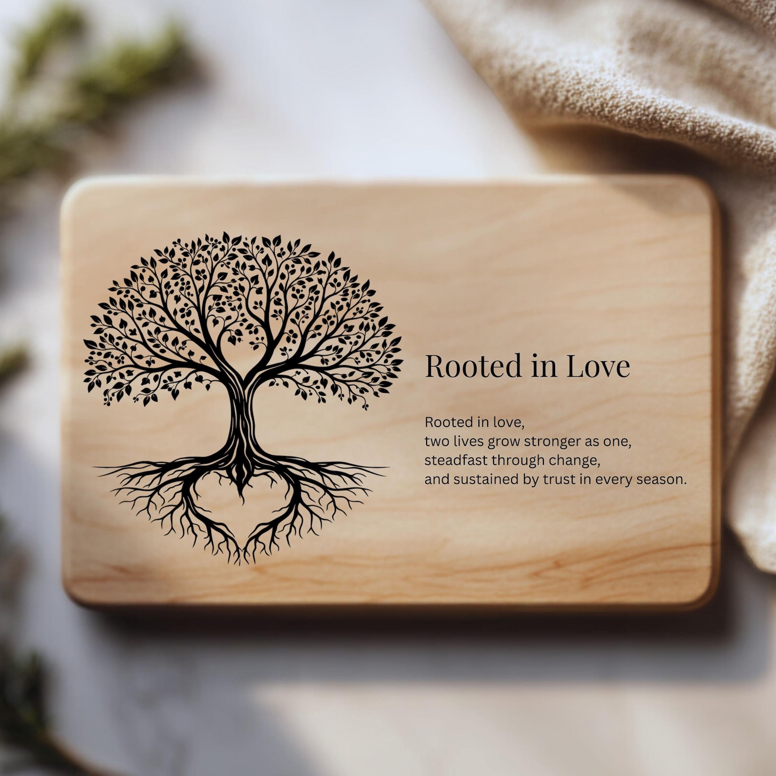 Rooted in Love SVG PNG | Tree of Life Love Quote | Wedding Anniversary ...