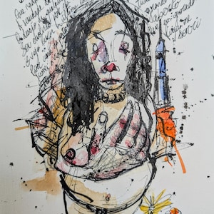 Roots Exposed – originele inkt- en aquareltekening
