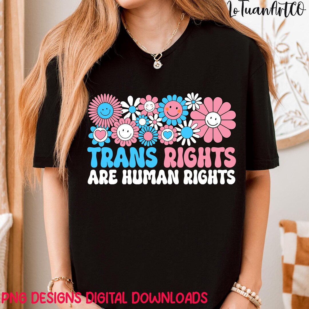 Trans Rights Clippy Trans Rights Are Human Rights Png, Matisse Inspired Boho Floral ...