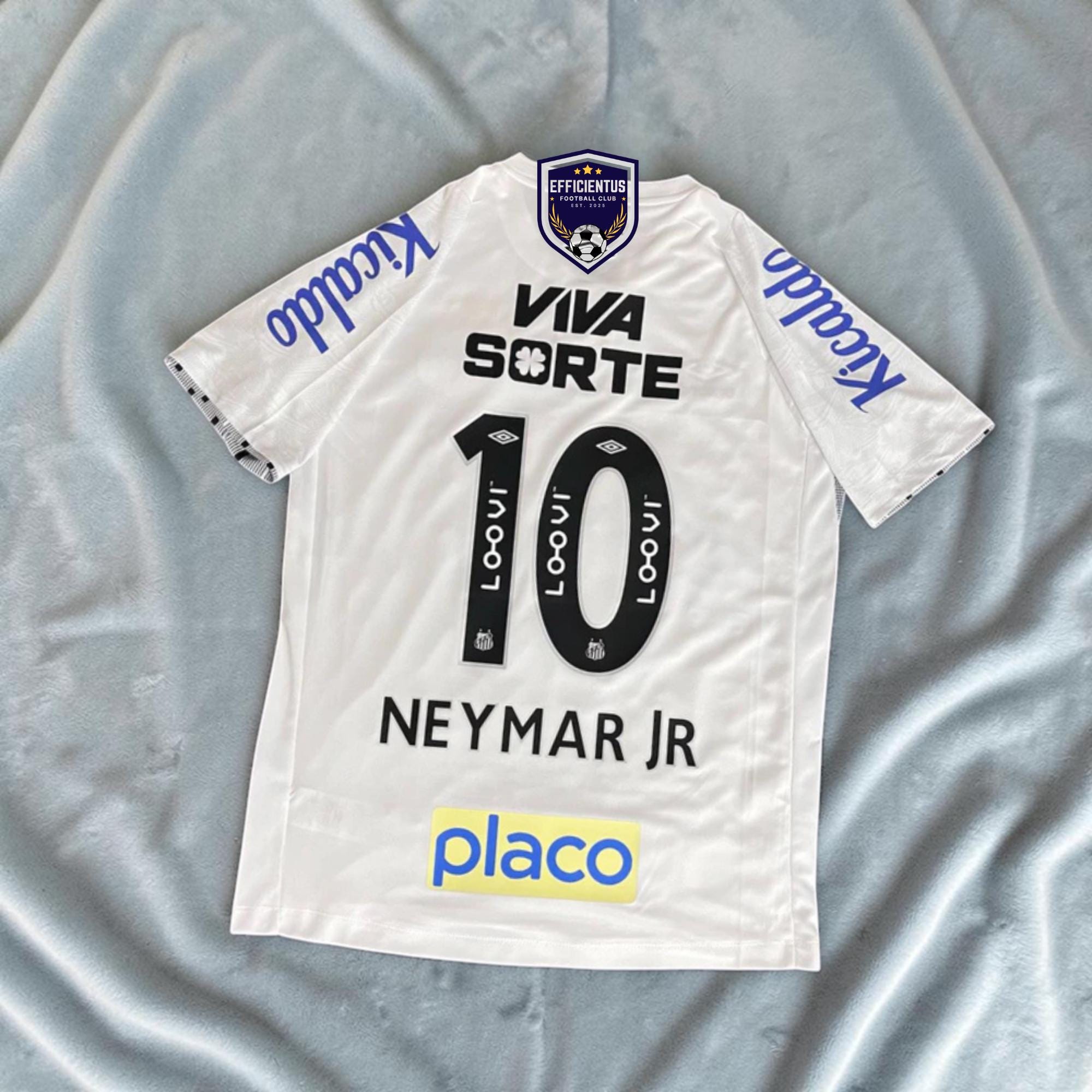 Neymar Jr Santos FC Home White Football Shirt - Etsy
