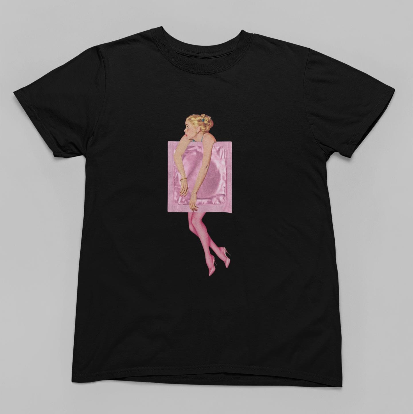 Sassy vrouwelijke print T-shirt, uniseks softstyle T-shirt