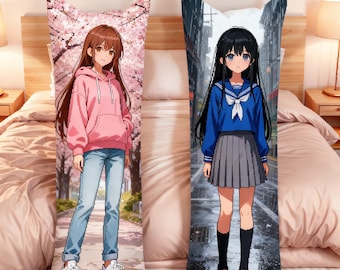 Custom Body Pillowcase, Custom Dakimakura Pillow,Anime Body Pillow Cover, Celeb Actor Body Pillow, Gift For Family Friends,Custom Photo Gift