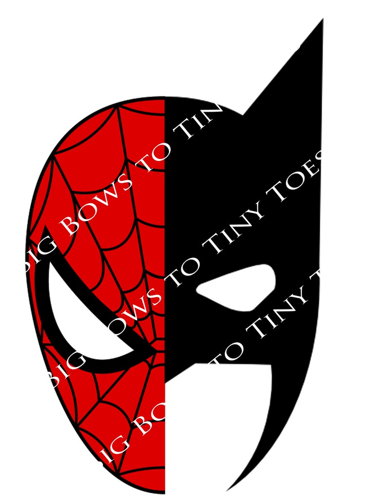 Batman and Spiderman SVG | Etsy