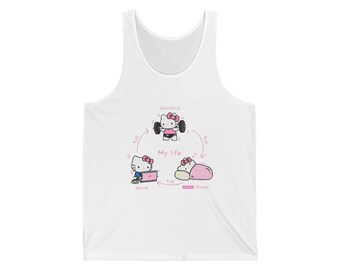 Hello Kitty Daily Loop tank | Workout, Study, Nap routine