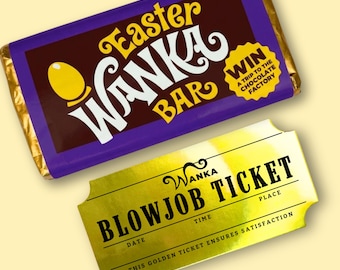 Easter Gift for him, Gift for man, Golden Ticket, Gift for Boyfriend, Easter gift for husband, Easter Gift for man, birthday gift for him