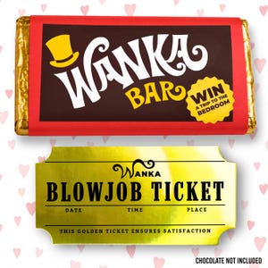 Personalised, Gift for him, Gift for man, Golden Ticket, Gift for Boyfriend, Gift for husband, Birthday gift,  Anniversary Gift for Man