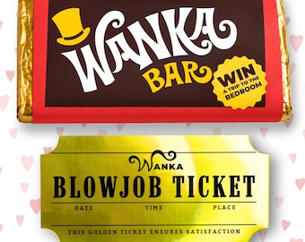Personalised, Gift for him, Gift for man, Golden Ticket, Gift for Boyfriend, Gift for husband, Birthday gift,  Anniversary Gift for Man