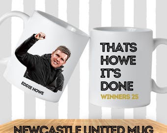 Newcastle United, Dan Burn mug, nufc gift, Newcastle fan gift, Carabao Cup Winners, Isak gift, Isak mug, gift for nufc fan, Geordie Toon mug