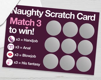 Regalo de cumpleaños para él, regalo para él, regalo para novio, tarjeta rasca y gana para él, tarjeta rasca y gana novedosa, regalo para esposo, regalo para hombres.