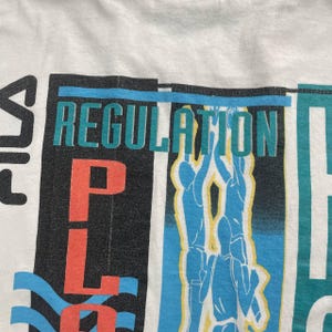 Vintage 90s Fila Basketball Change The Game T Shirt White Size XL image 18