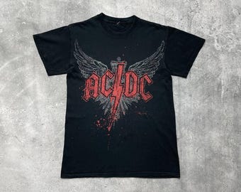 Retro ACDC World Tour 88 T-shirt Size.l - Etsy